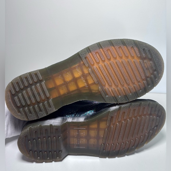 Dr. Martens 1460 Pascal Sparkle Boots Size 7 Metallic Holographic Combat Boots - Picture 9 of 9